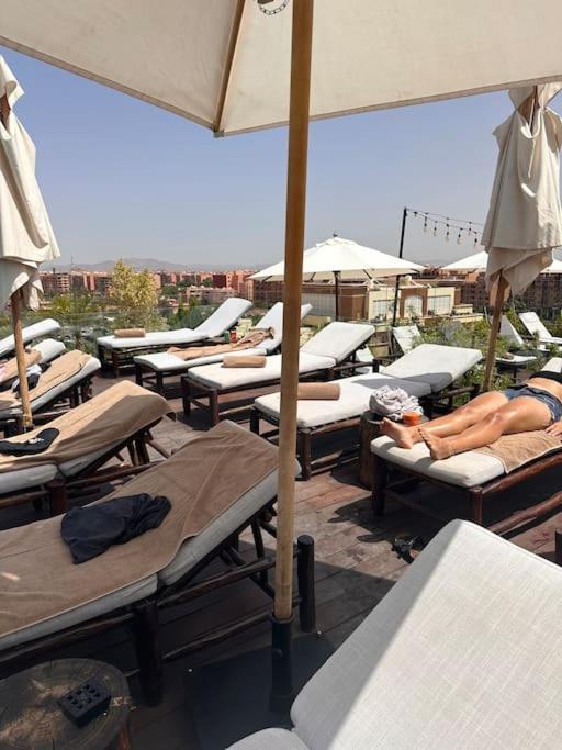 Appartement Centre Gare Gueliz Chic Et Cosy De Marrakech Marrakesh Eksteriør billede